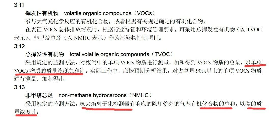 環評中成分明確的揮發性有機物用非甲烷總烴（以碳計）表征需要折算嗎？折算問題引發的TVOC與非甲烷總烴使用的不解與糾結？